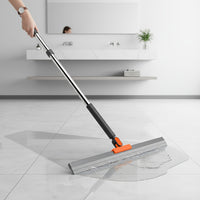 AQUAMOP - Water & Dust Scraper Broom for Bathroom, Glass, and Floors
