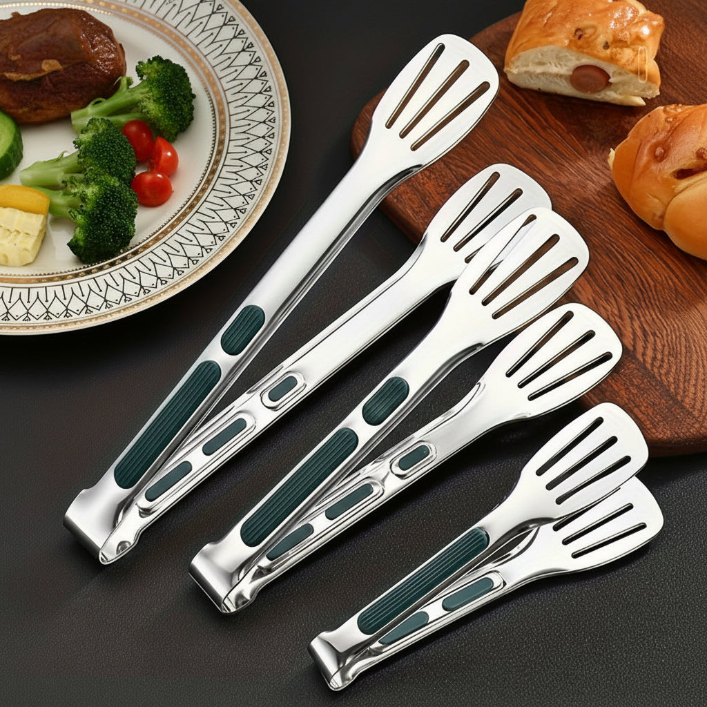 SERVETONG – Stainless Steel Tongs for Secure Grip & Precise Food Handling