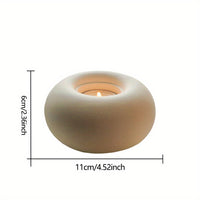 CIRCADIA WHITE – Ceramic Donut Candle Holder