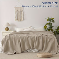 CLOUDSOFT - Ultra-Soft Cotton Blanket for Breathable Everyday Comfort