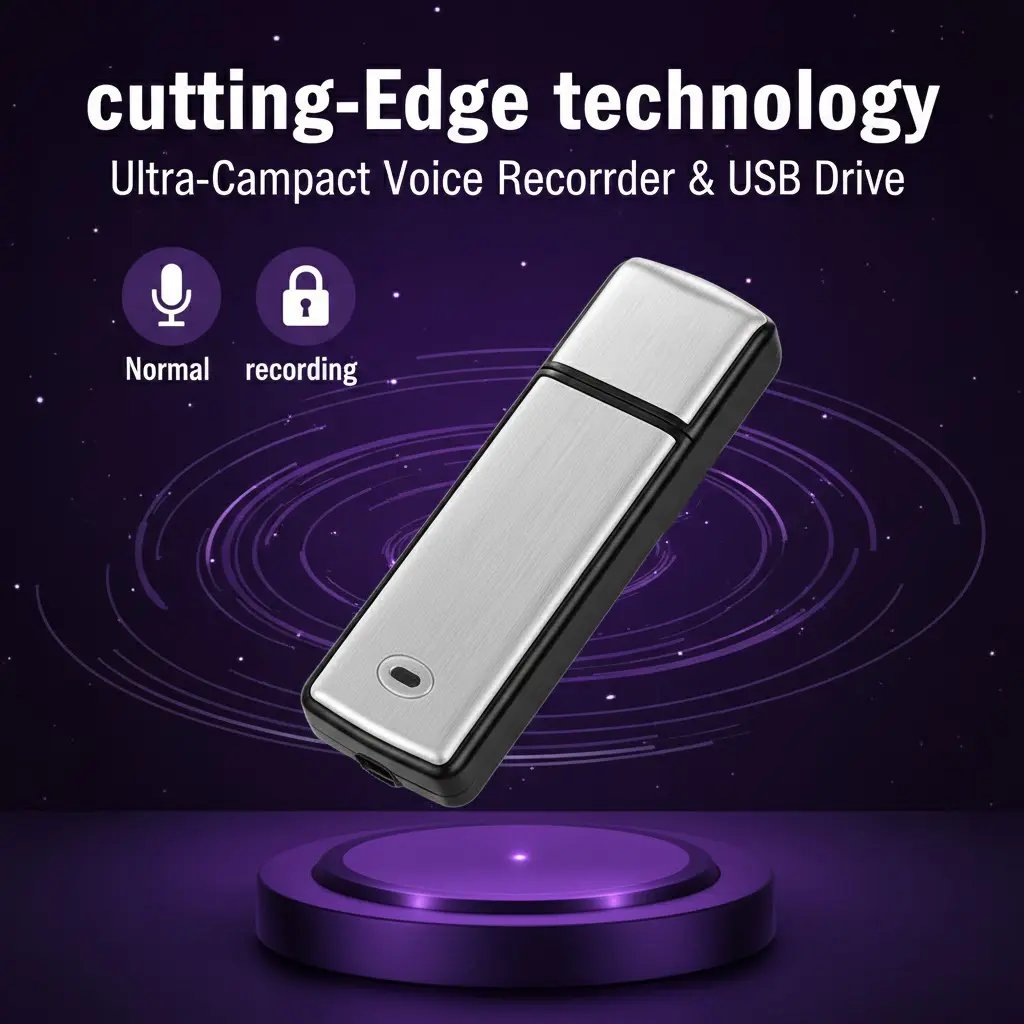 ECHONOVA – Flash Drive Audio Recorder with Smart Voice Detection