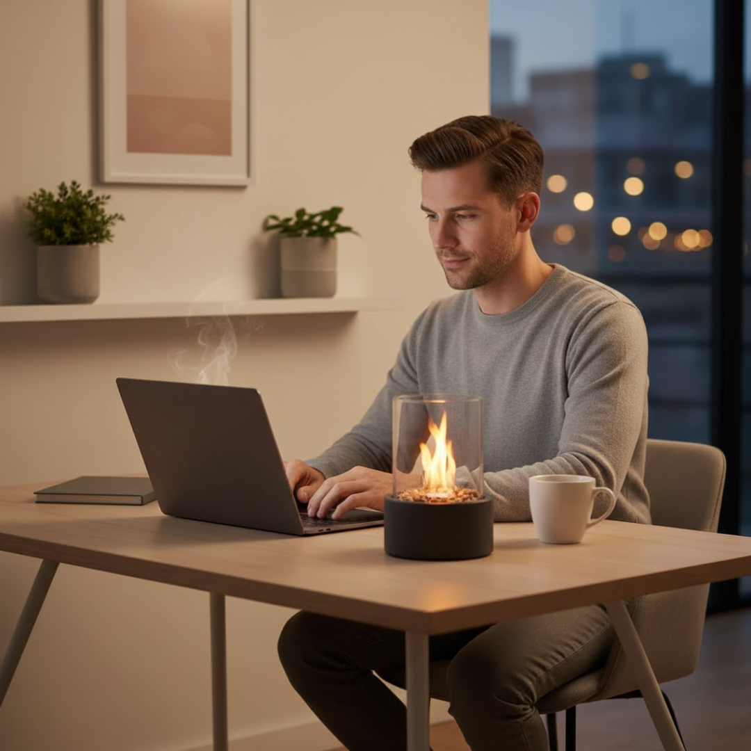 BLAZENOVA – Decorative Bioethanol Fireplace for Modern Home Styling