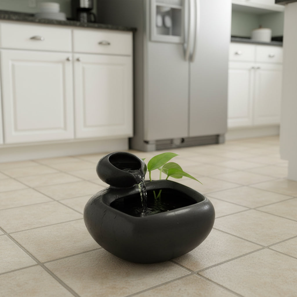 PAWFLOW – Filterless Water Fountain for Cats and Indoor Pets