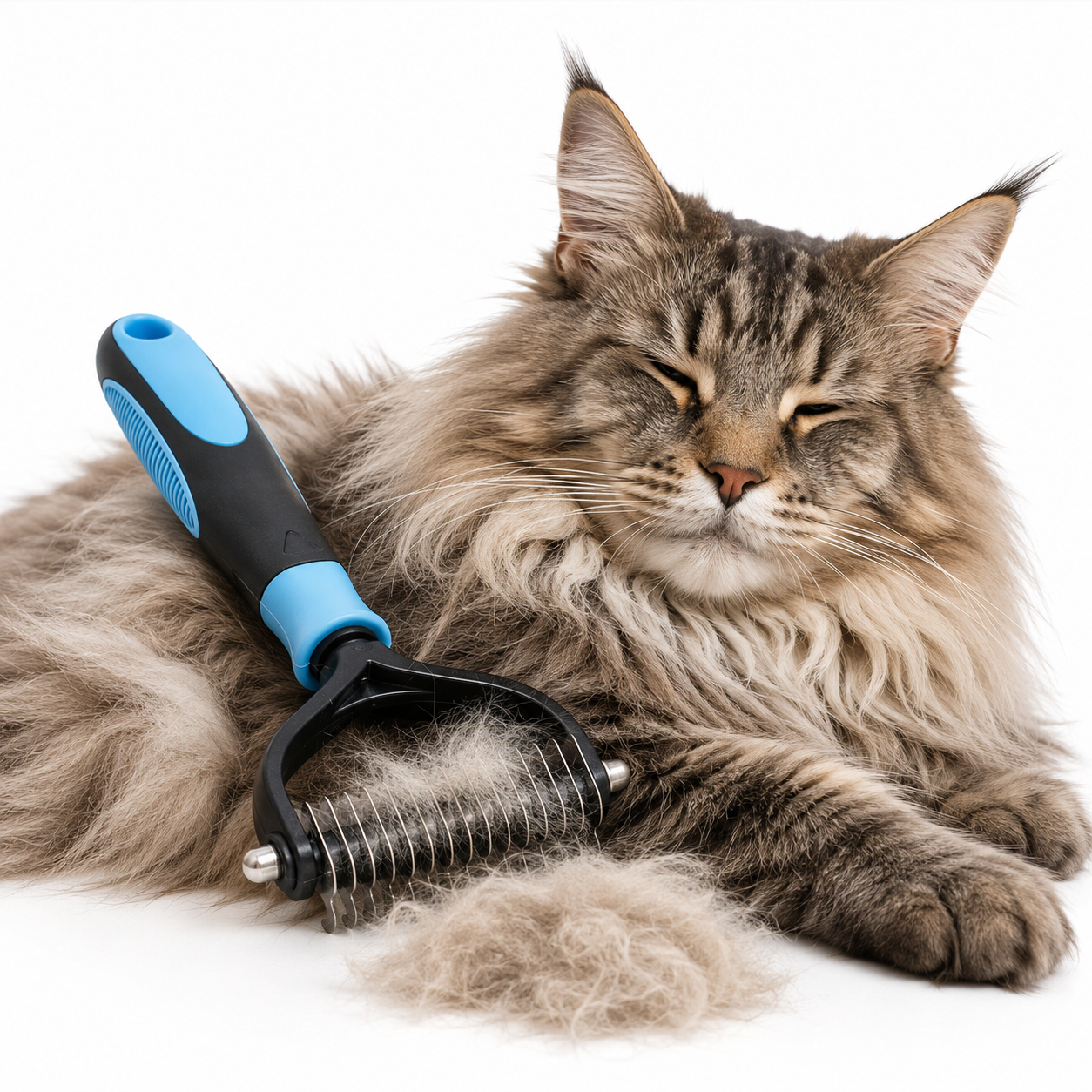 GROOMMASTER PRO – Dual-Sided Deshedding Brush for Dogs & Cats
