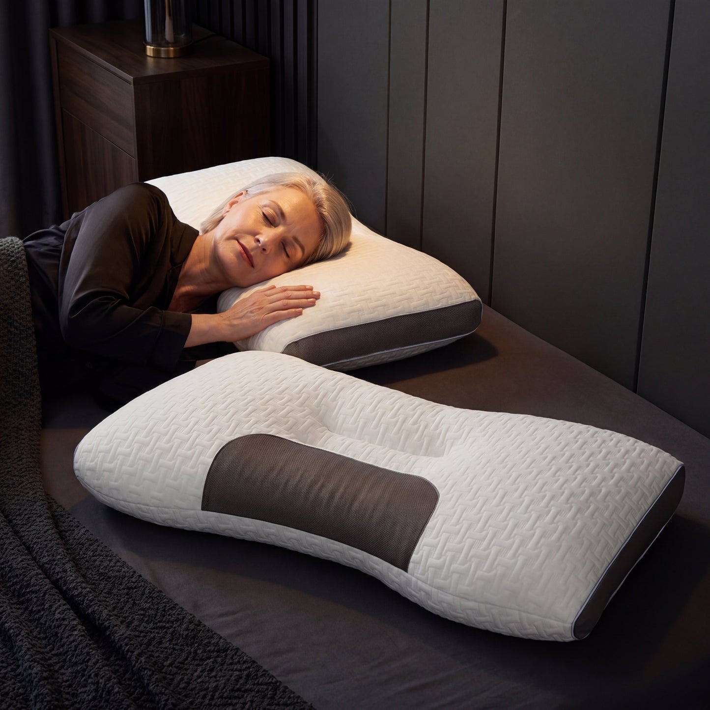 SLEEPVEX – Hybrid Pillow for Back & Side Sleepers with Neck Support