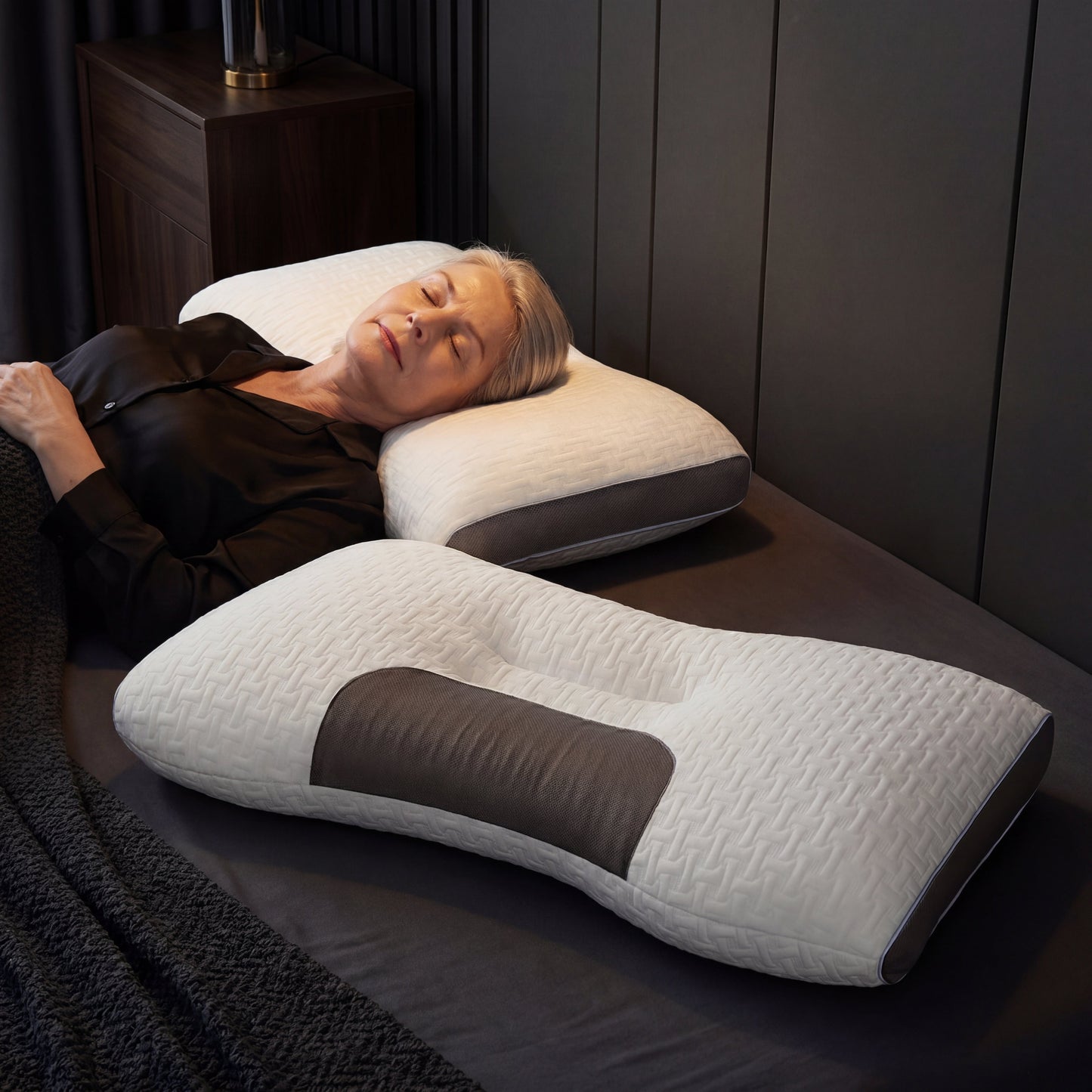SLEEPVEX – Hybrid Pillow for Back & Side Sleepers with Neck Support