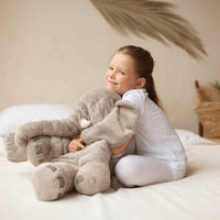 PLUSHELEPHANT – Super Soft Cuddly Cushion for Cozy Comfort