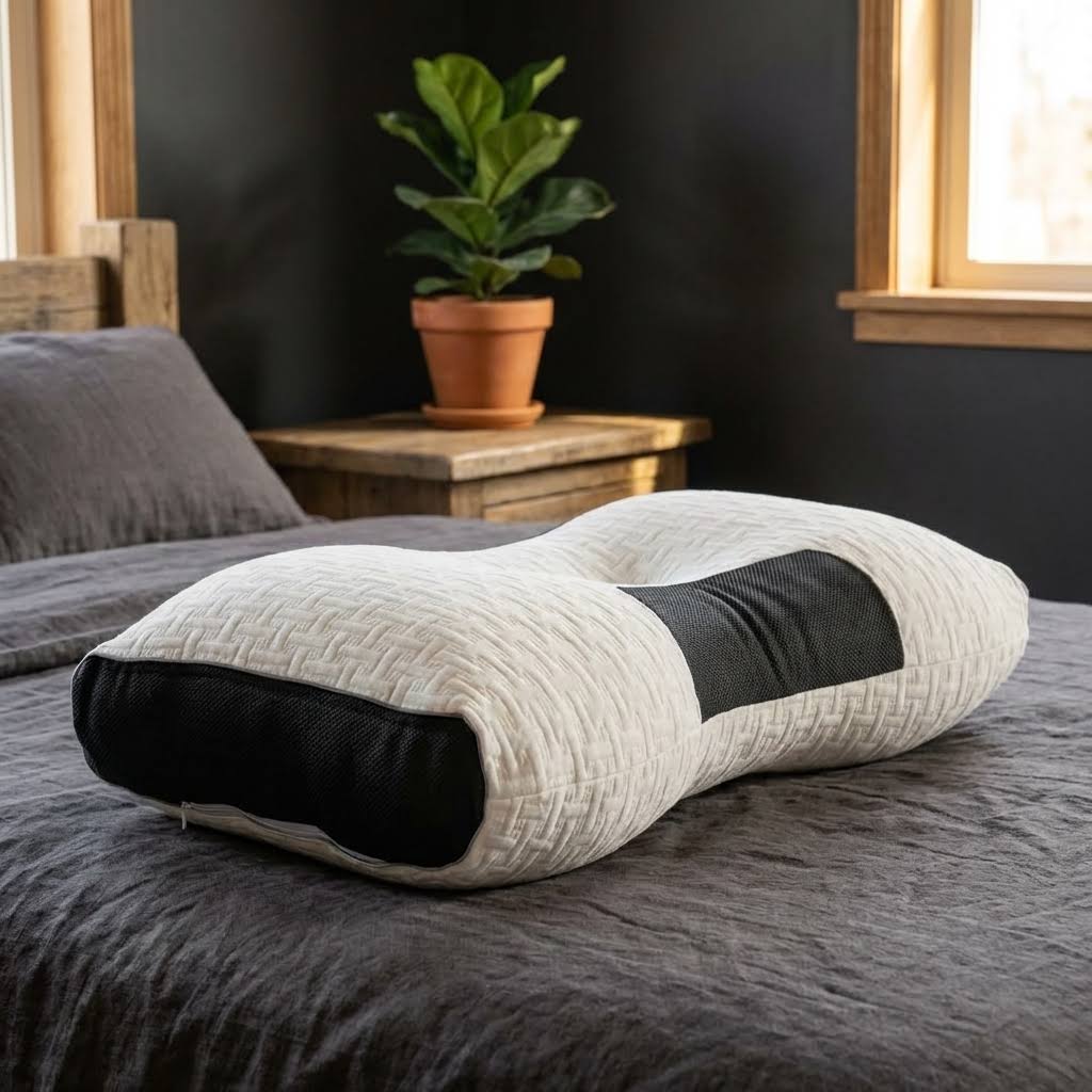 SLEEPVEX – Hybrid Pillow for Back & Side Sleepers with Neck Support