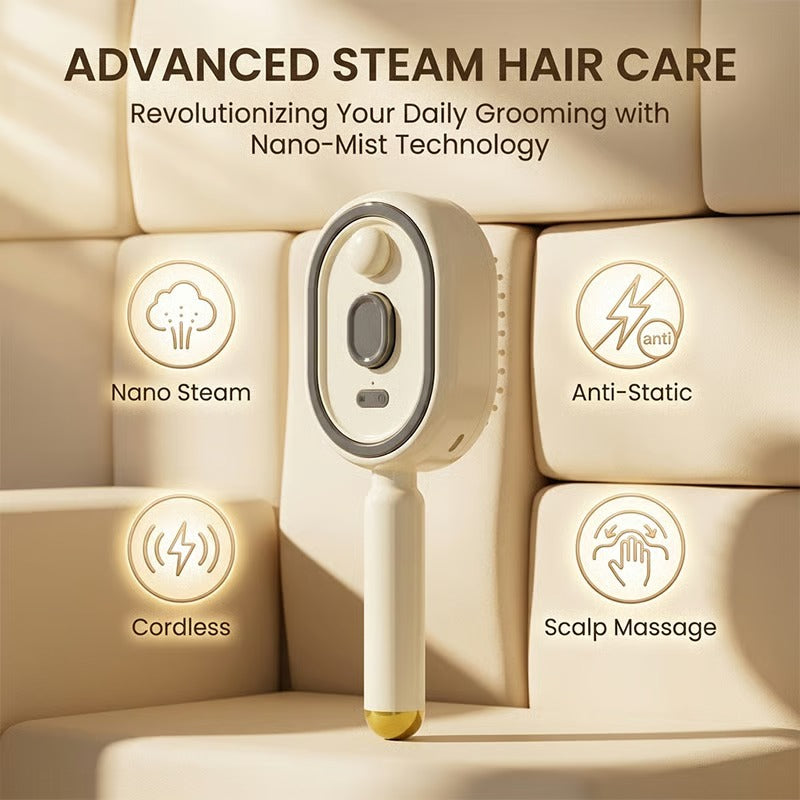 VIBRANOVA – Electric Massage Hair Comb for Gentle Scalp Relaxation