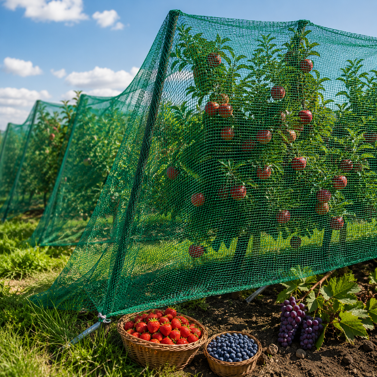 FARMGUARD - UV-Resistant Netting for Orchards, Birds & Deer