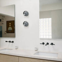 ILLUMINEX - Designer Dimple Glass LED Wall Sconce for Modern Interiors
