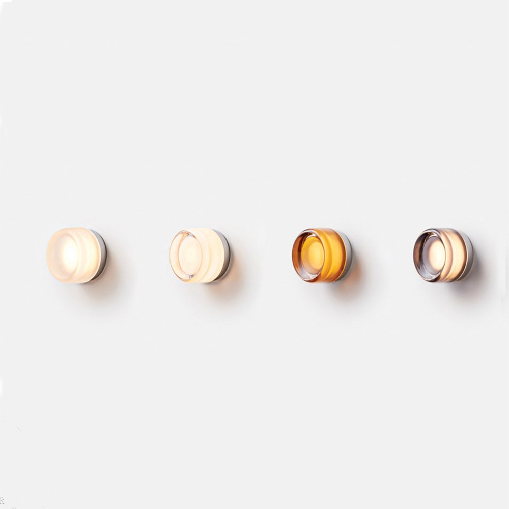 ILLUMINEX - Designer Dimple Glass LED Wall Sconce for Modern Interiors