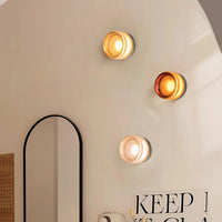 ILLUMINEX - Designer Dimple Glass LED Wall Sconce for Modern Interiors