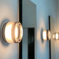 ILLUMINEX - Designer Dimple Glass LED Wall Sconce for Modern Interiors