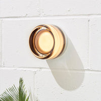 ILLUMINEX - Designer Dimple Glass LED Wall Sconce for Modern Interiors