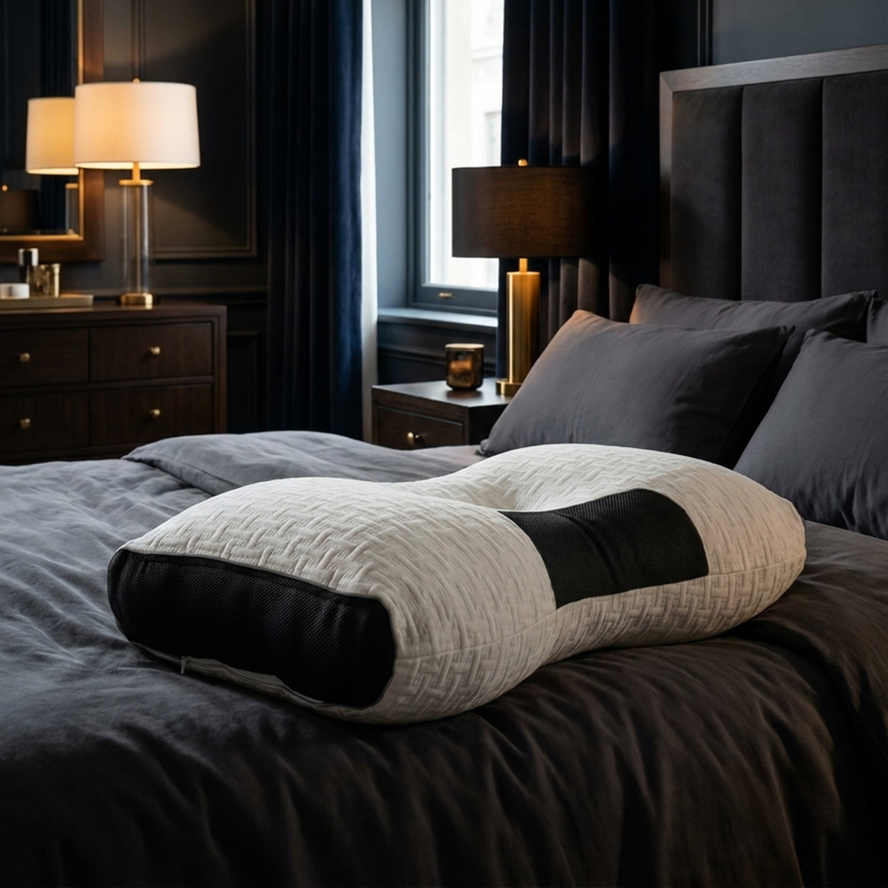 SLEEPVEX – Hybrid Pillow for Back & Side Sleepers with Neck Support