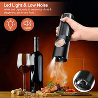 SPICEFLOW – Rechargeable Salt and Pepper Grinder Set for Modern Kitchens