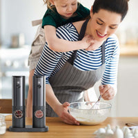 SPICEFLOW – Rechargeable Salt and Pepper Grinder Set for Modern Kitchens
