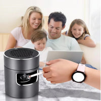PURENOVA - Mocny bezdymny popielniczka z filtrem powietrza HEPA i technologią jonizacji USB