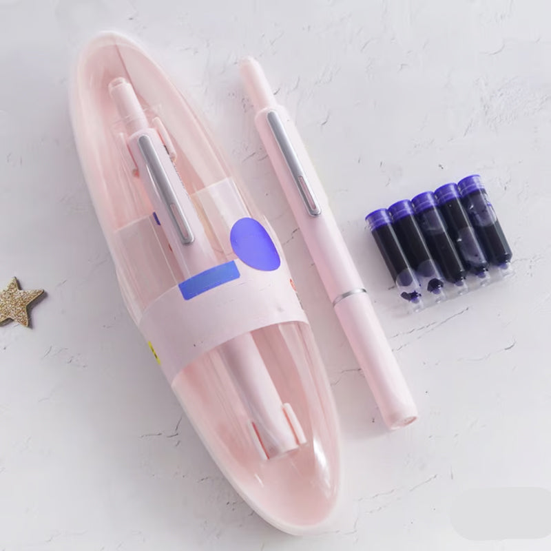 PENNORA – Retractable Fountain Pen for Smooth and Precise Writing