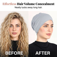 TURBANLUXE – Soft Stretch Turban Cap for Everyday Elegance