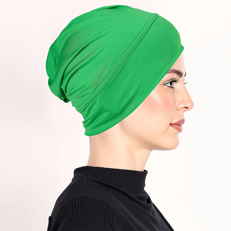 TURBANLUXE – Soft Stretch Turban Cap for Everyday Elegance