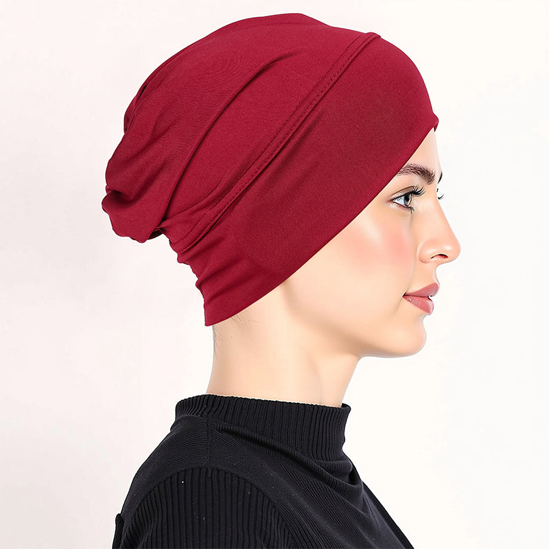 TURBANLUXE – Soft Stretch Turban Cap for Everyday Elegance