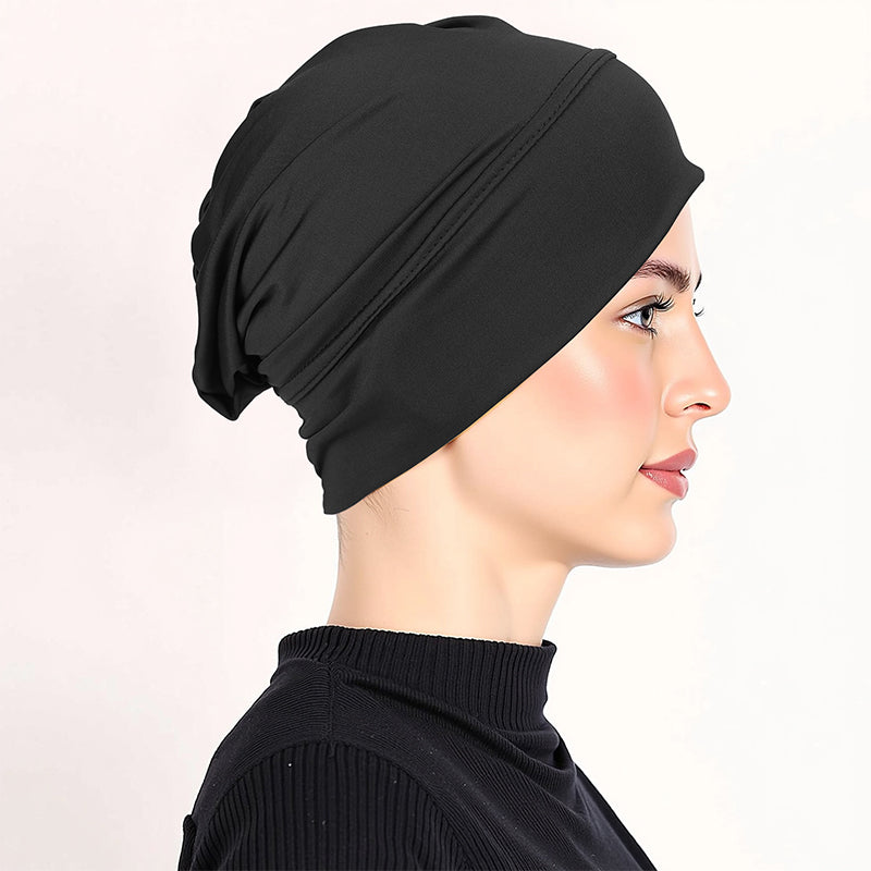 TURBANLUXE – Soft Stretch Turban Cap for Everyday Elegance