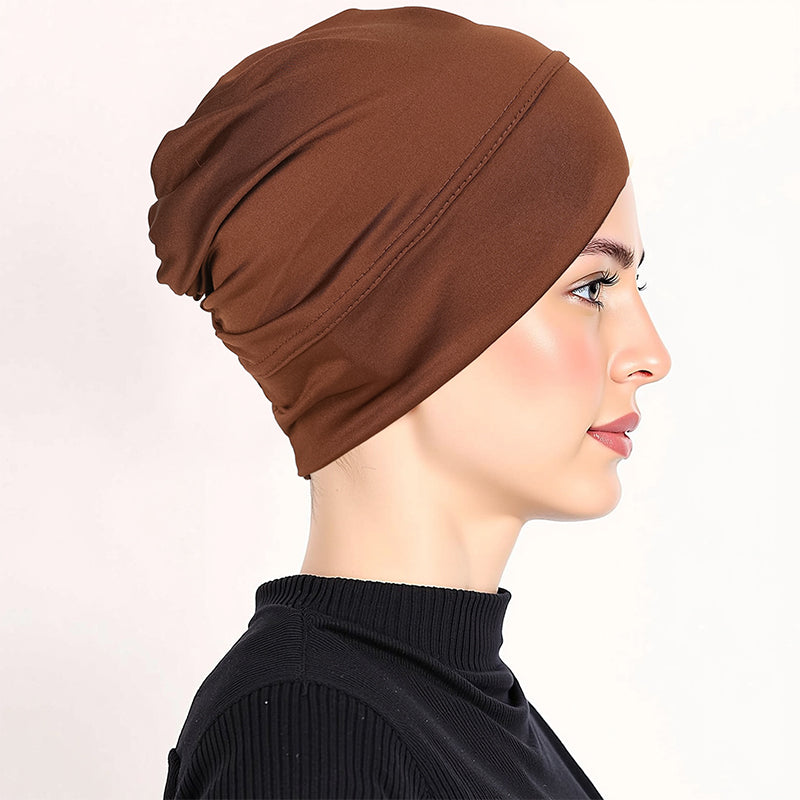 TURBANLUXE – Soft Stretch Turban Cap for Everyday Elegance