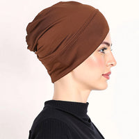 TURBANLUXE – Soft Stretch Turban Cap for Everyday Elegance