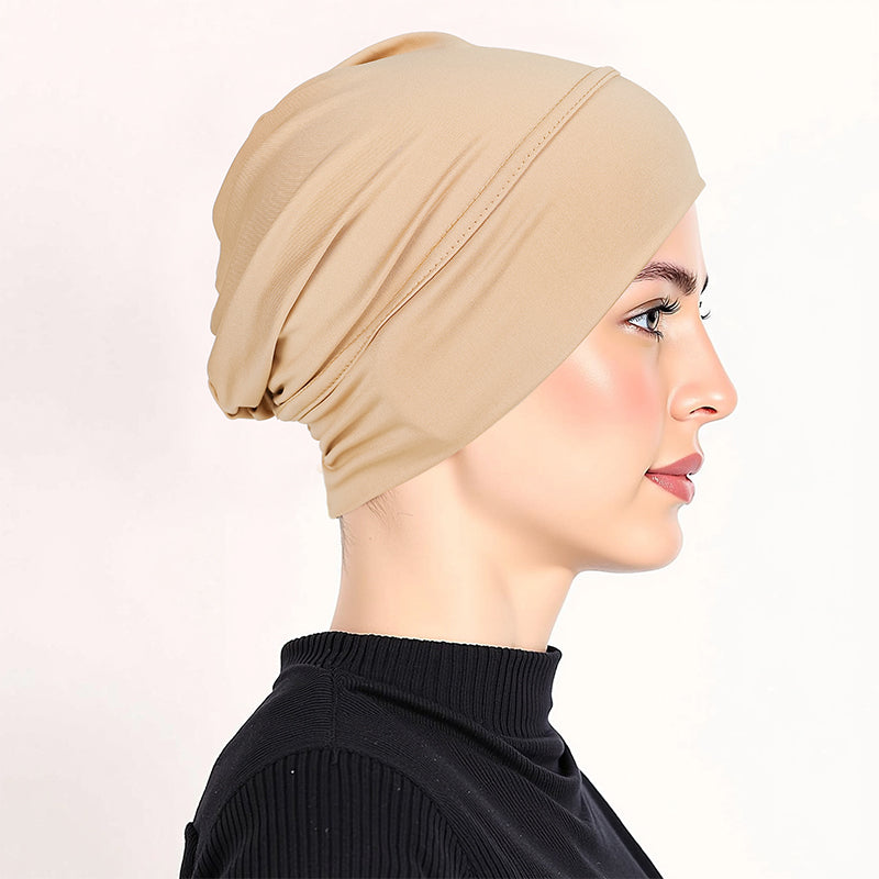 TURBANLUXE – Soft Stretch Turban Cap for Everyday Elegance