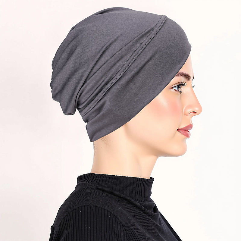 TURBANLUXE – Soft Stretch Turban Cap for Everyday Elegance