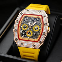 CRYSTALFORGE – Luxury Timepiece with Elegant Rhinestone Detailing