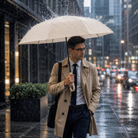 STORMLOCK – Automatischer winddichter Regenschirm mit 8-Speichen-Konstruktion und UV-Schutz, entwickelt für hohe Wetterbeständigkeit und Alltagstauglichkeit auf Reisen