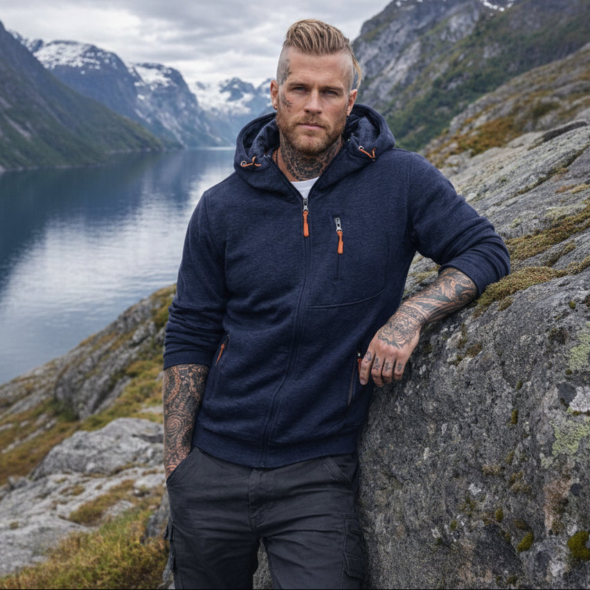 FLEXHOOD – Full Zip Hoodie for Workouts and Everyday Comfort